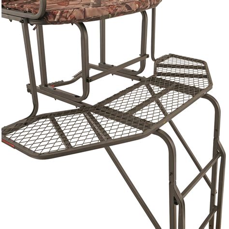 Guide Gear 2 Person 20' Double Rail Ladder Tree Stand With Hunting ...
