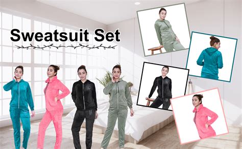 Hainah Velvet Suit Tracksuit for Women | Solid Winter Dress for Women ...