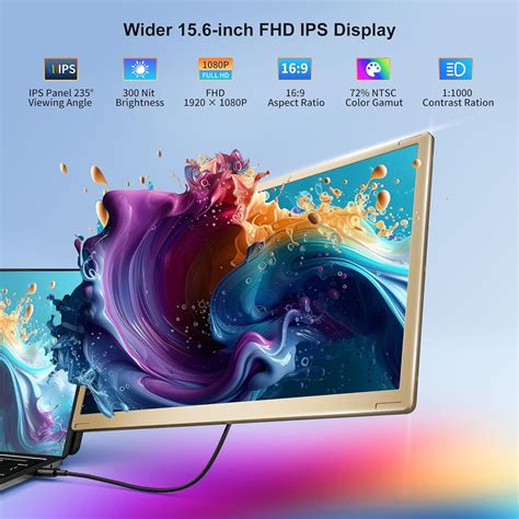 Livelect-m 15.6 Triple Laptop Screen Extender, FHD 1080P IPS India | Ubuy