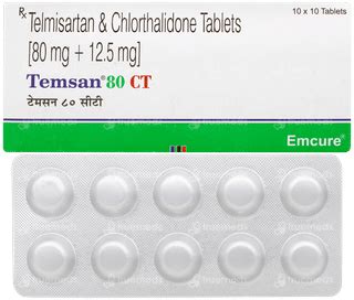 Temsan 80 Ct Tablet 10: Uses, Side Effects, Price & Substitutes