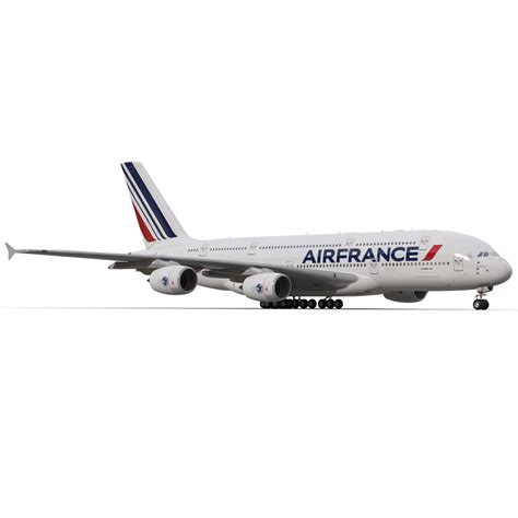 3D Airbus A380 900 Air France Rigged model | 3D Molier International