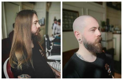 Pin by Untoter Tom on ☠☢ Men's Bald with Beard- Shaved Head with Beard ...
