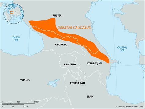 Map Of The Caucasus , Caucasus Map – PCCY