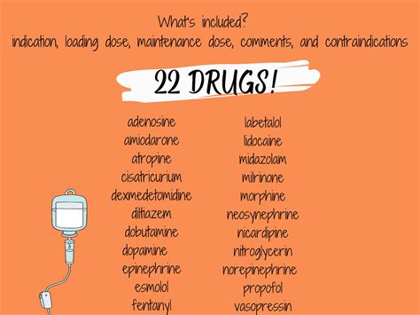 ICU Critical Care Drips | IV Infusions | Nursing Notes | Nursing School ...