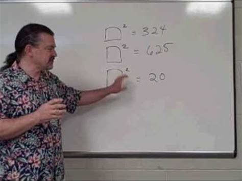 Math 117 Square Root #1 - YouTube