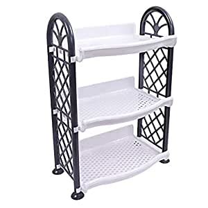 Kuber Industries Plastic 3 Layer Multipurpose Storage Organizer Rack ...