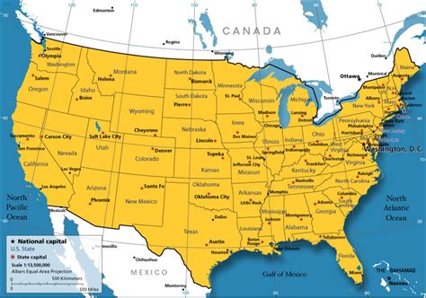 Map of Canada City Geography