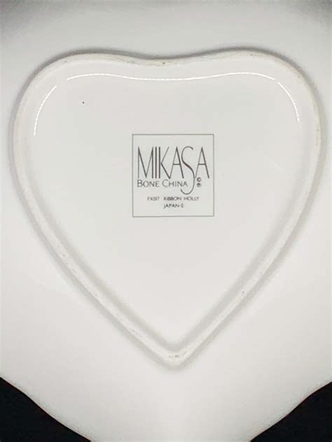 Mikasa Heart Shaped Candy Dish, Mikasa Nut Dish, Charcuterie Accessory ...