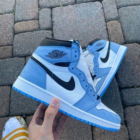 Mens Air Jordan 1 University Blue shoes | Cute nike shoes, Preppy shoes ...