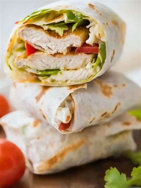Chicken Wraps - Sweet Home Cook