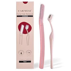 Carmesi Women's Face Hair Removal Combo | Pack of 1 Face Razor & 1 ...