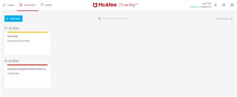 Image result for Using McAfee True Key