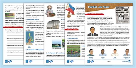 Martial Law Years | Grade 6 | Twinkl (teacher made) - Twinkl