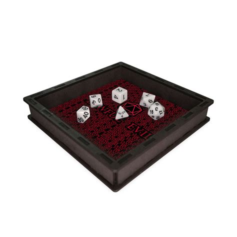 D&D Character Alignment Lawful Evil Dice Tray Black Wooden - Etsy UK