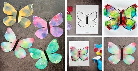 Butterfly Coloring Craft