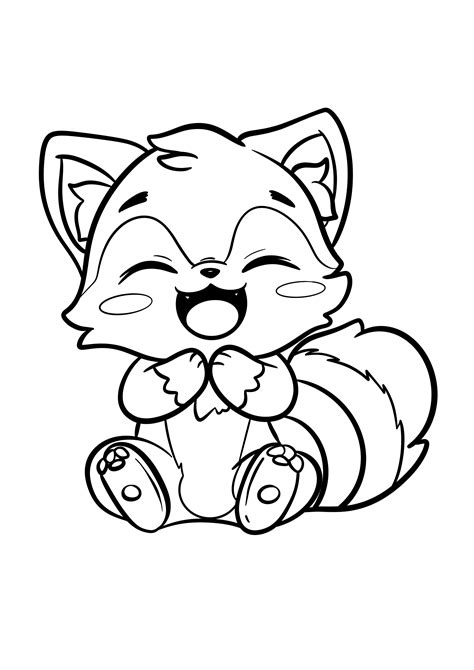 Cute Baby Animals Coloring Page