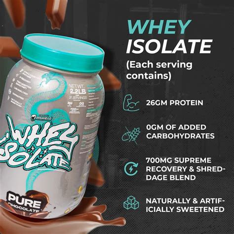Whey Protein - 2kg MSHIELD Whey Isolate Protein Powder Manufacturer ...
