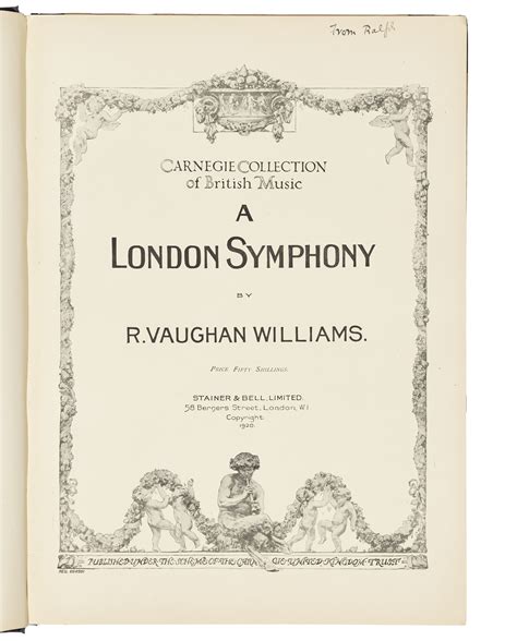 Ralph Vaughan Williams (1872-1958), Carnegie Collection of British ...