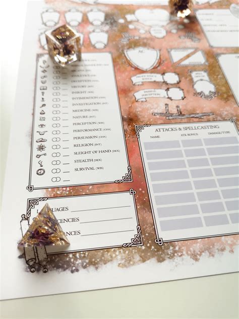 Buy Limbo Character Sheets D&D 5E Monk Online in India - Etsy
