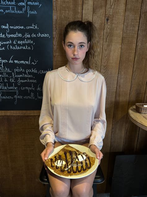 OnlyFans Model Anna Malygon Takes a Bite Out of Paris