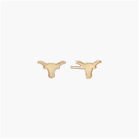 University Of Texas Shirt NCAA Texas Longhorns Enamel Stud Earrings ...