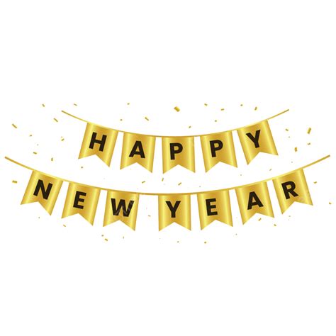 Happy New Year Banner Clip Art