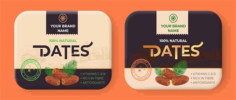 Dattes Packaging Design Dattes Label Design Dattes Box Design Fruits ...