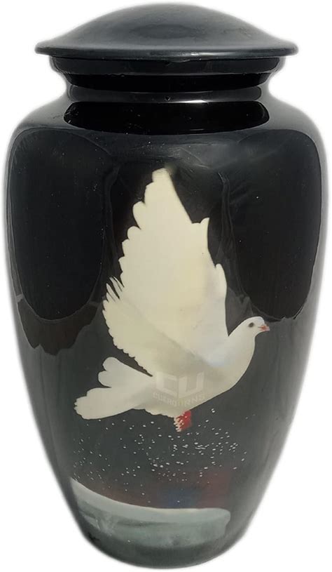 Buy CUERO URNS – Lovely White Flying Pigeon Cremation Urn for Human ...