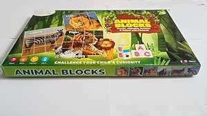 Fingo Brain Animals Blocks (Puzzle, Alphabets & Number with Pictures ...