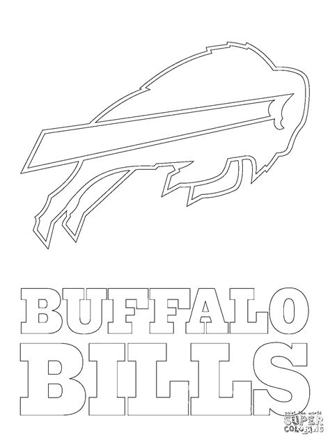 Nfl Logos Coloring Pages Coloring Pages To Download And NFL Teams Logo