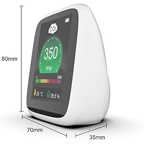 Thermometer Air Quality Monitor Gas Analyzer Carbon | Ubuy India