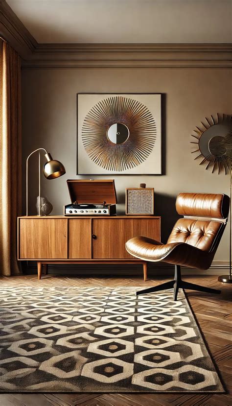 DIY Mid-Century Modern Home Aesthetic for a Retro & Stylish Space. in ...