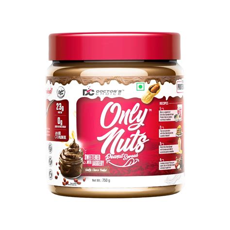 DC Doctors Choice High Protein Crunchy Peanut Butter, Only Nuts, Dark ...