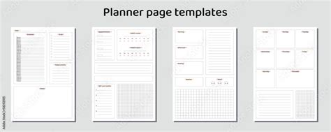 Image result for Planner Page Layout