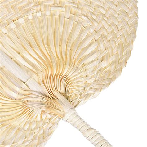 Fox Baby Natural Bamboo Raffia Hand Fans,Hand Weaving Fan for Summer ...