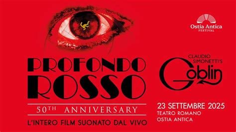 CLAUDIO SIMONETTIS - GOBLIN a Ostia Antica 2025, Teatro Romano Di Ostia ...