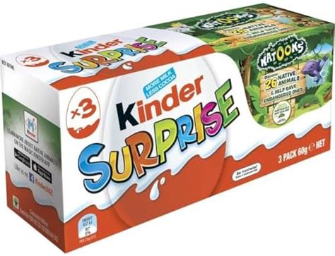 Kinders Surprise Milk Chocolate Egg with Toy Inside | More Milk Less ...