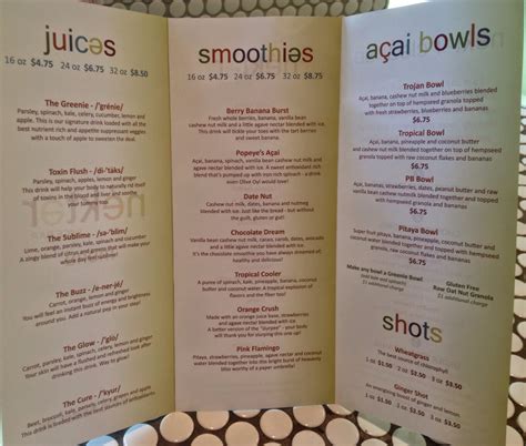 Nekter Juice Bar Tampa Menu at Kimberly Clifton blog
