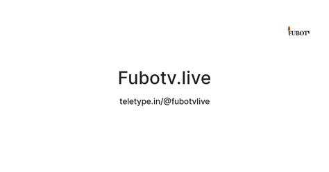 Fubotv.live — Teletype