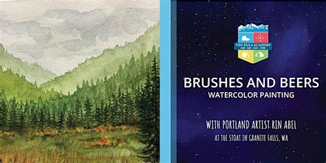 POSTPONED DUE TO WEATHER Brushes and Brews - watercolor painting at the ...