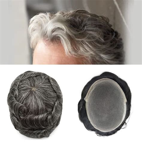 Buy Mens Toupee Swiss Lace European Virgin Human Hair Toupee For Men ...