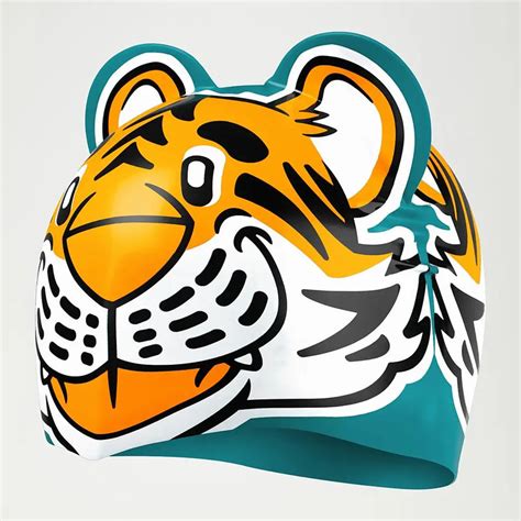 Aanadi Tiger Cub Printed Swim Cap – The Beach Company