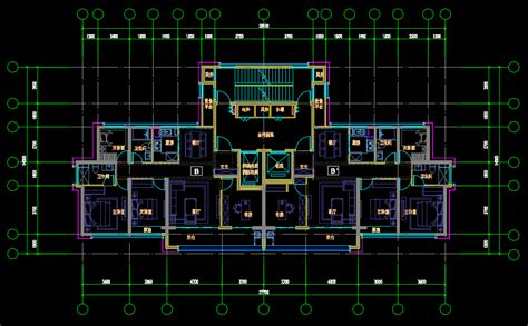 高层住宅标准化户型平面图免费下载 - 建筑户型平面图 - 土木工程网