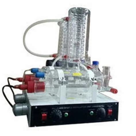 Distillation Apparatus - Double Glass Water Distillation Unit ...