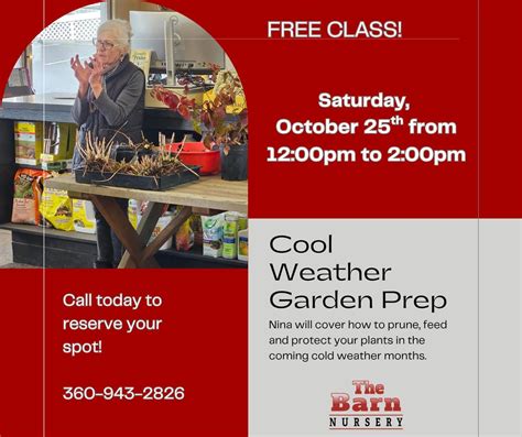 Cool Weather Garden Prep Class, 9510 Old Highway 99 SE, Olympia, WA ...