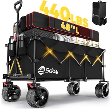 Amazon.com: UNITON Double Decker Wagon 600lb Capacity & 400L ...