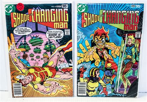 759) DC COMICS SHADE THE CHANGING MAN #4, #8