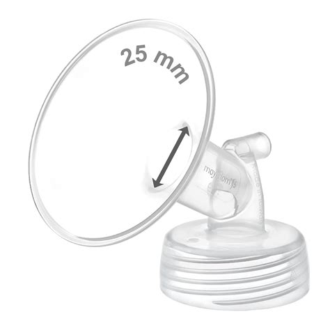 25 mm Maymom Wide Neck Pump Parts for Spectra S1/S2 Pumps; Incl One-Piece Wide Mouth Flange; 1 ...