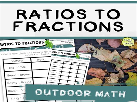 Converting Ratios to Fractions Graphic by Saving The Teachers · Creative Fabrica