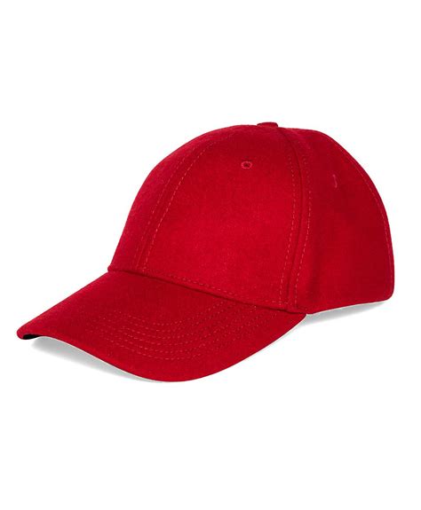 Brooks Brothers Wool Baseball Hat in Red for Men - Lyst